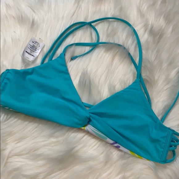 NWOT Lands end Reversible Swim top - Picture 3 of 9